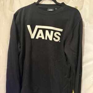 Vans Black Classic Logo Crewneck Sweatshirt